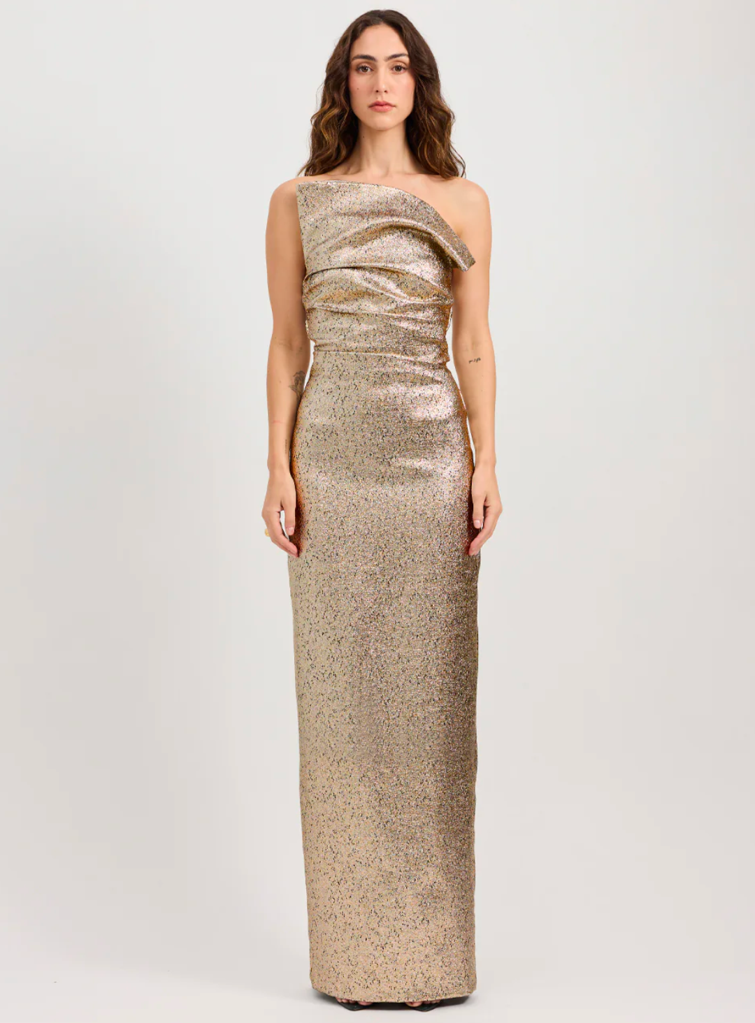 Metallic Champagne Tacoma Dress