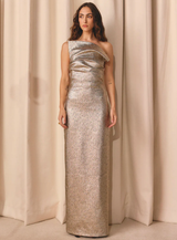 Metallic Champagne Tacoma Dress