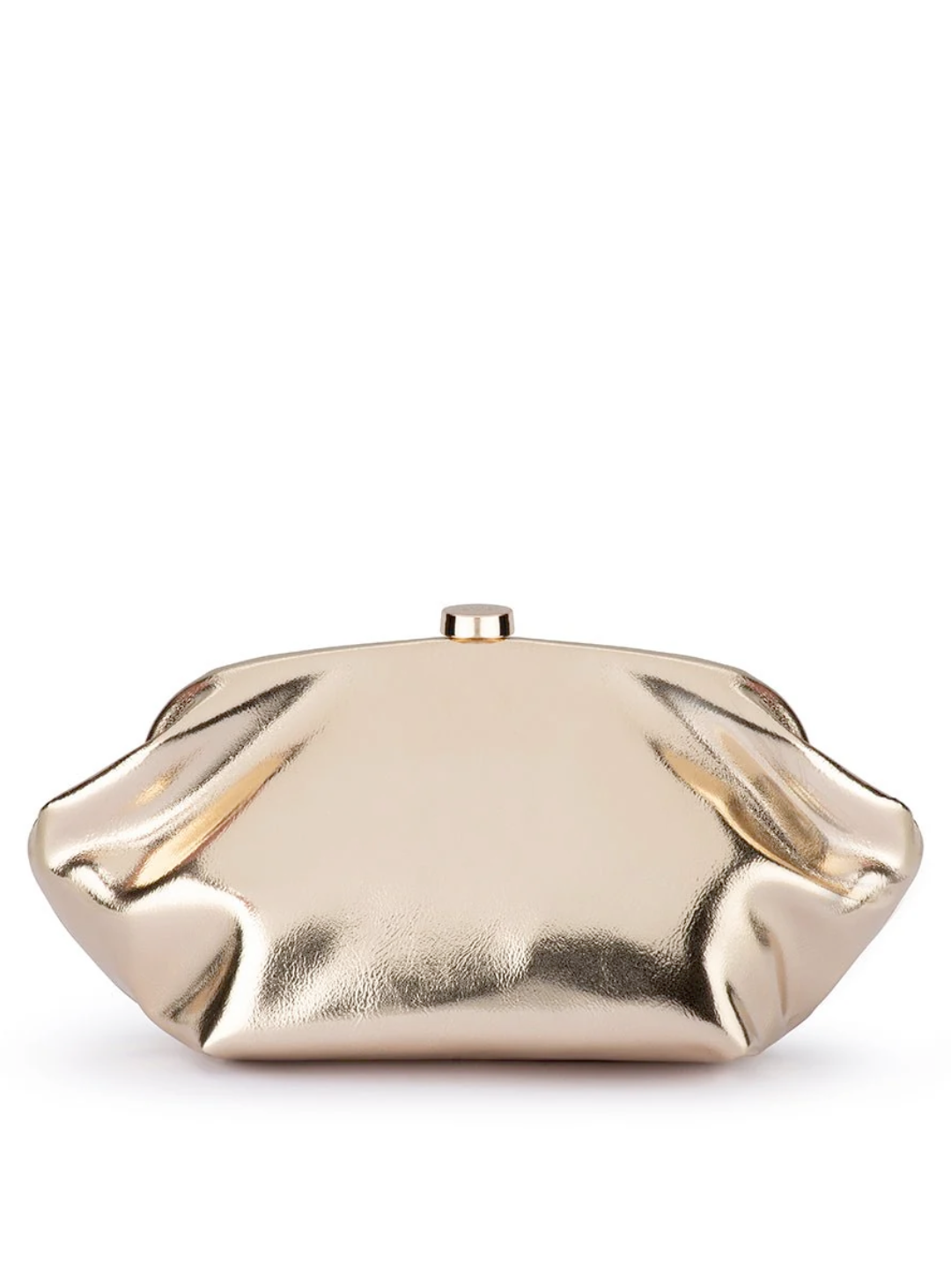 Gold Tally Metallic Clutch