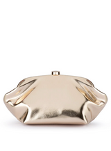 Gold Tally Metallic Clutch