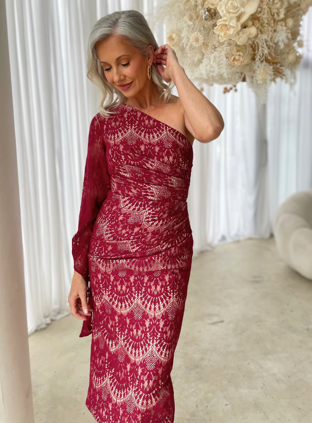 Tonia Lace Midi