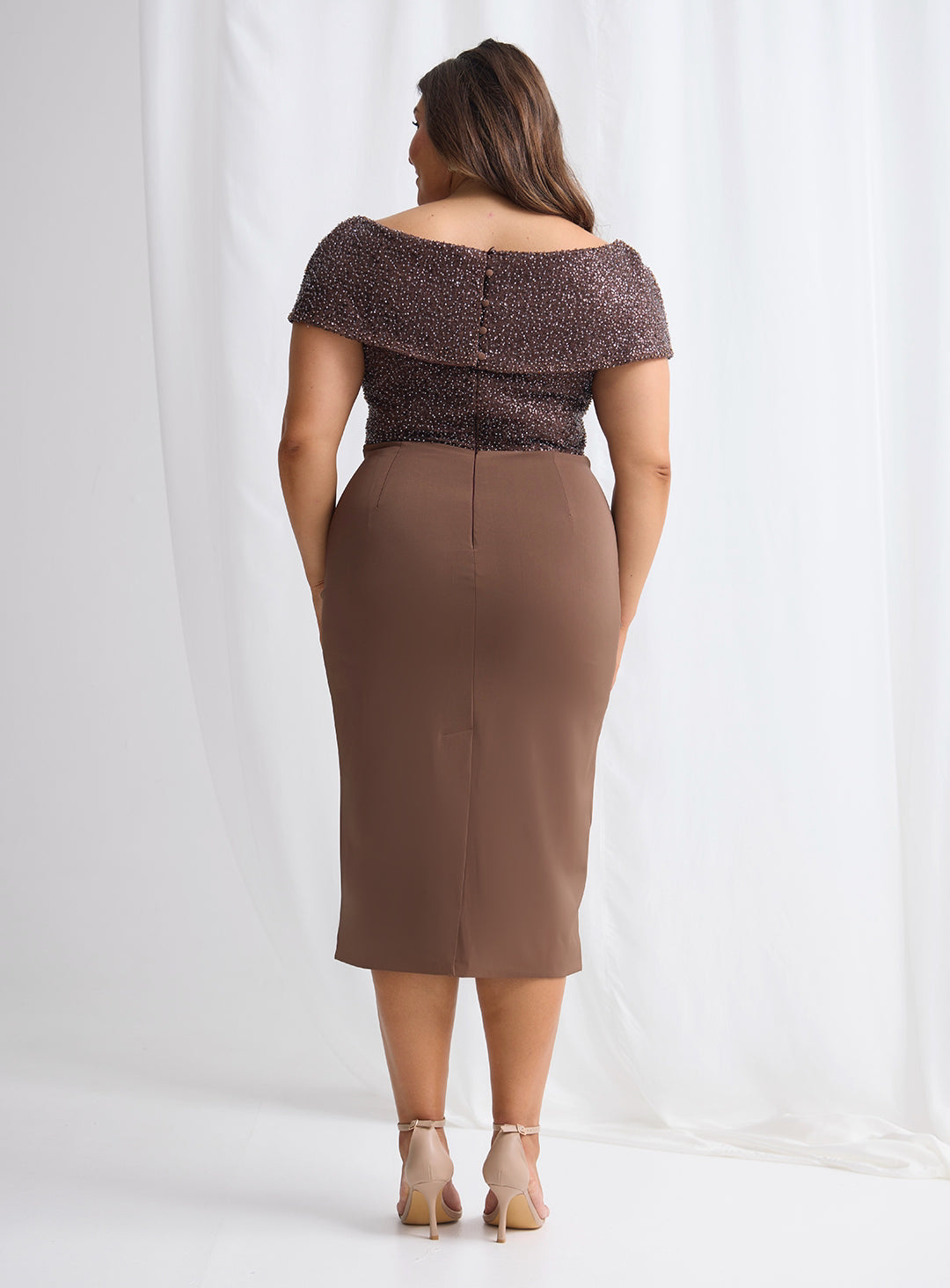 Veronica Off Shoulder Midi