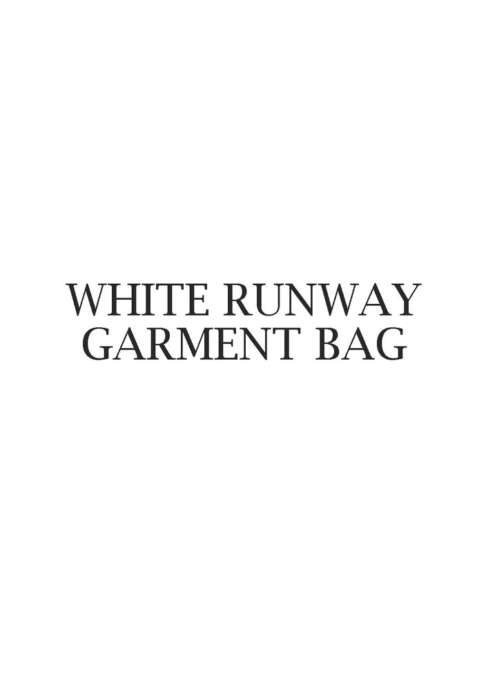 White Runway Garment Bag 1800x700mm