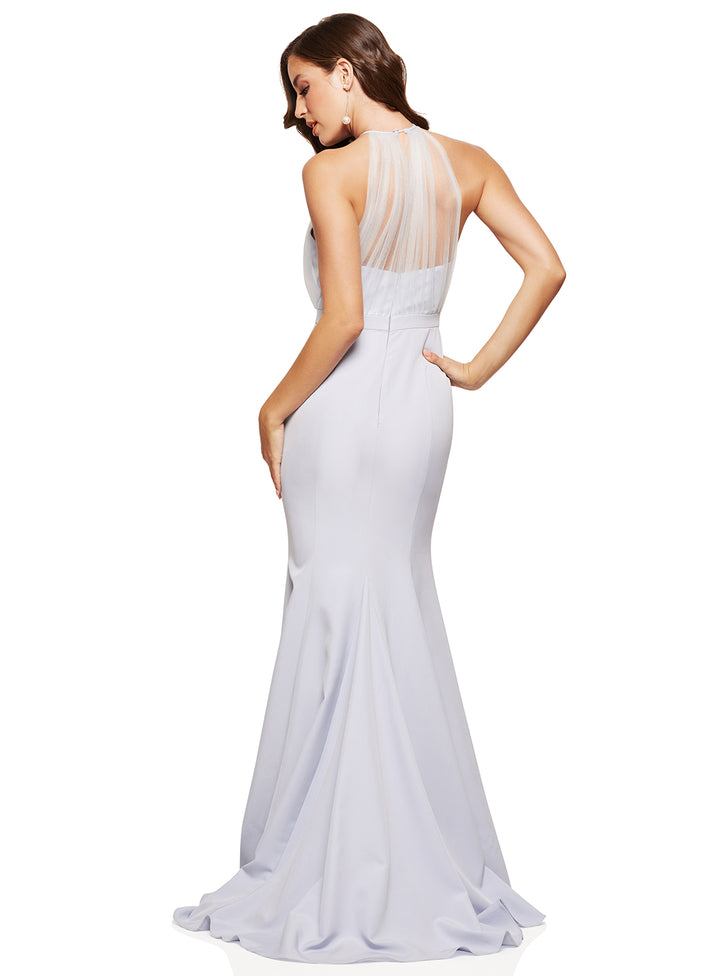 Perrine Illusion Tulle Gown