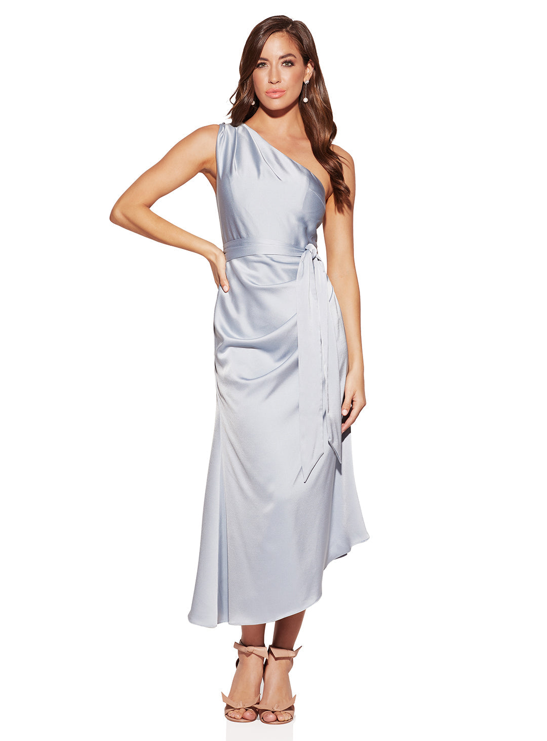Shamira One Shoulder Midi - Made to Order