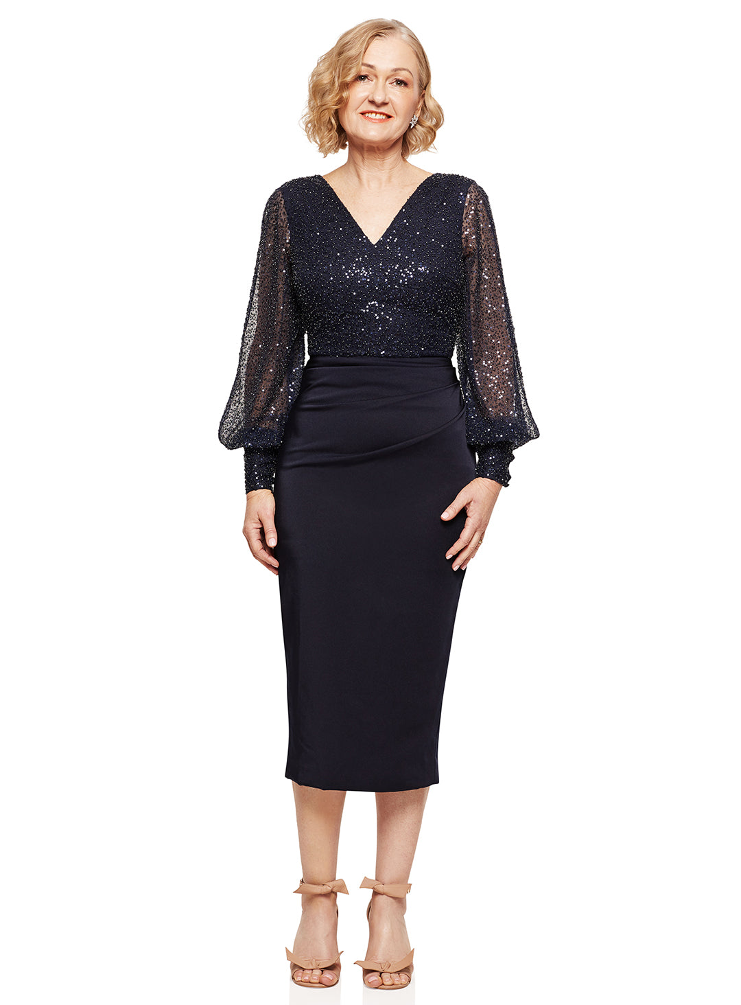 Lois Sleeved Midi