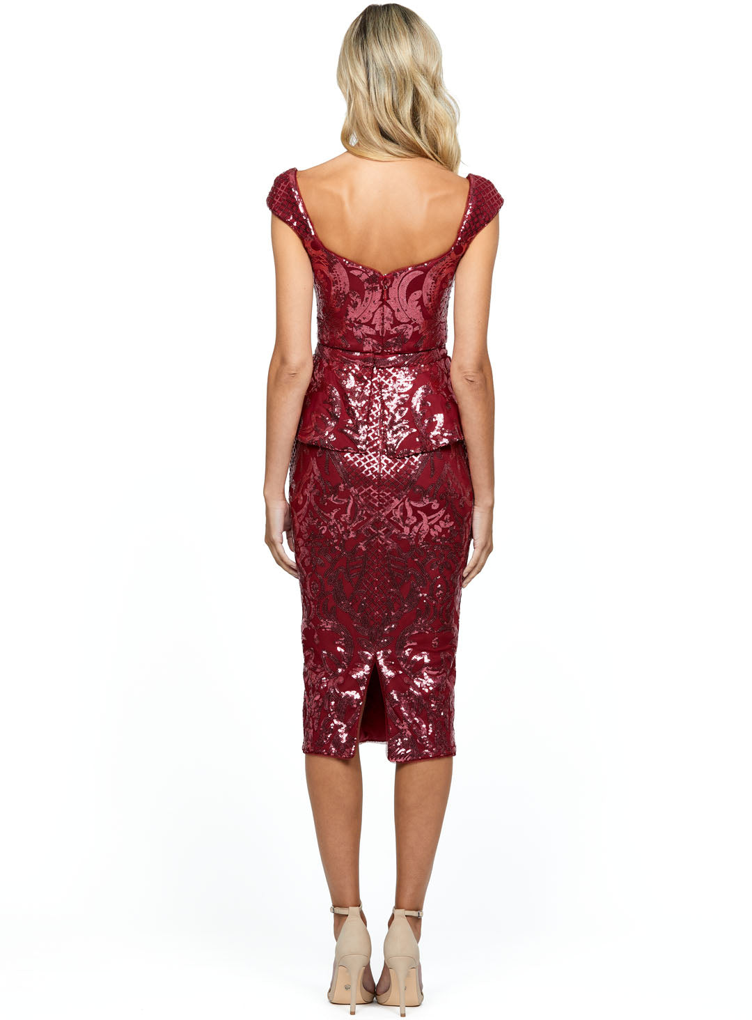 Jessica Cap Sleeve Midi