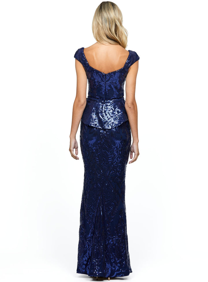 Sue Cap Sleeved Gown