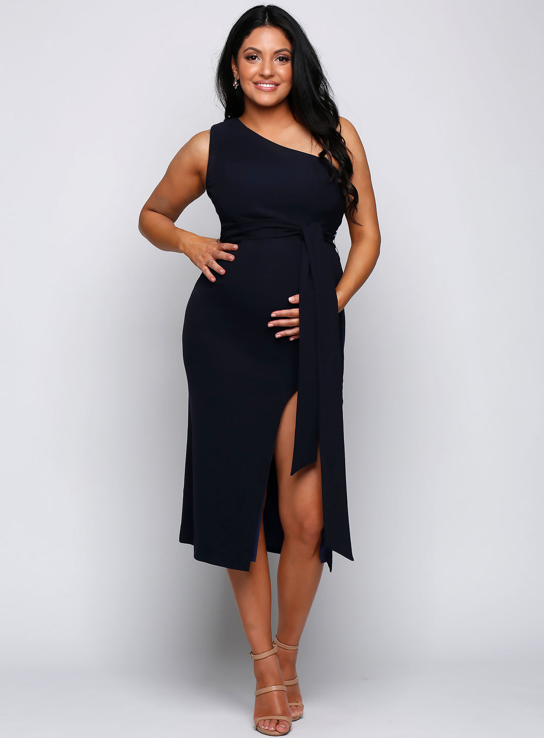 Topia One Shoulder Midi