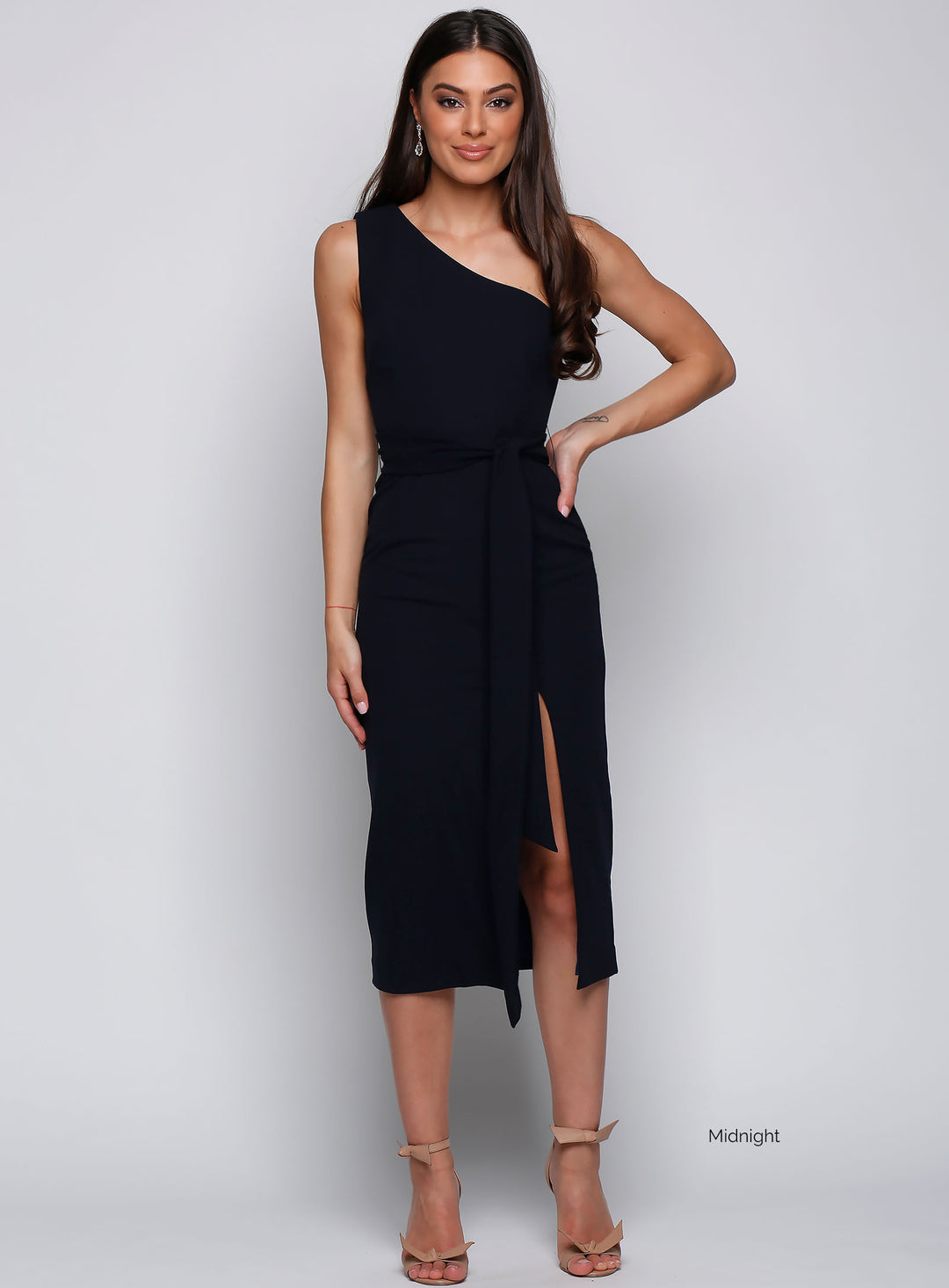 Topia One Shoulder Midi