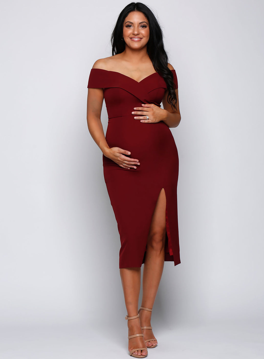 Gia Off Shoulder Midi
