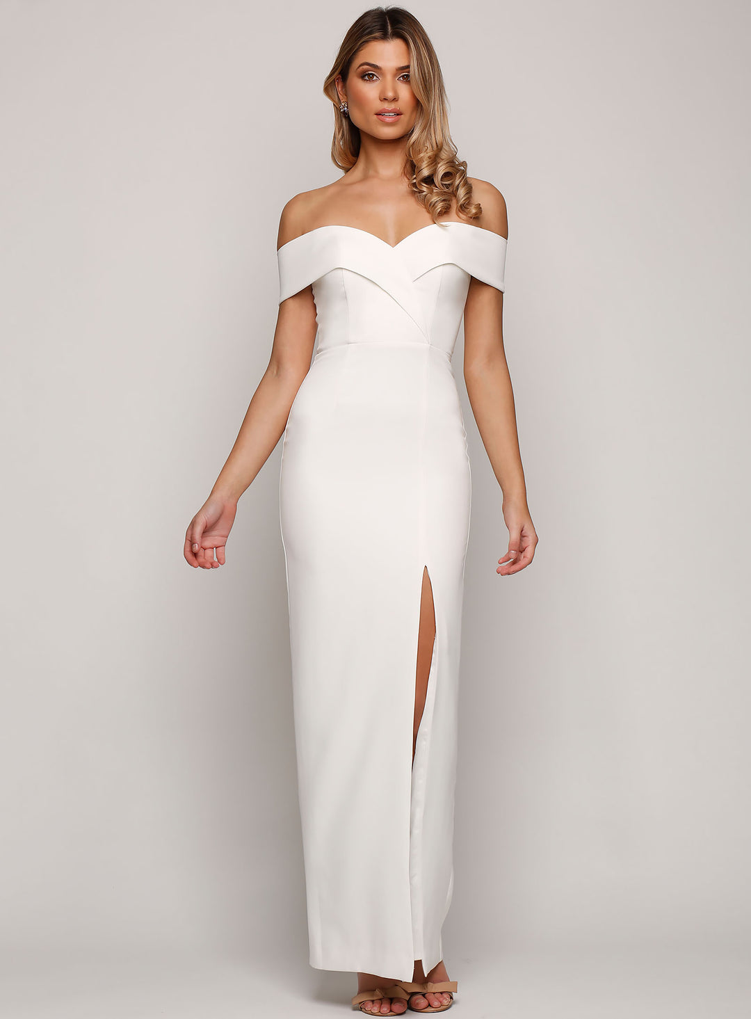 Gia off the shoulder gown hotsell