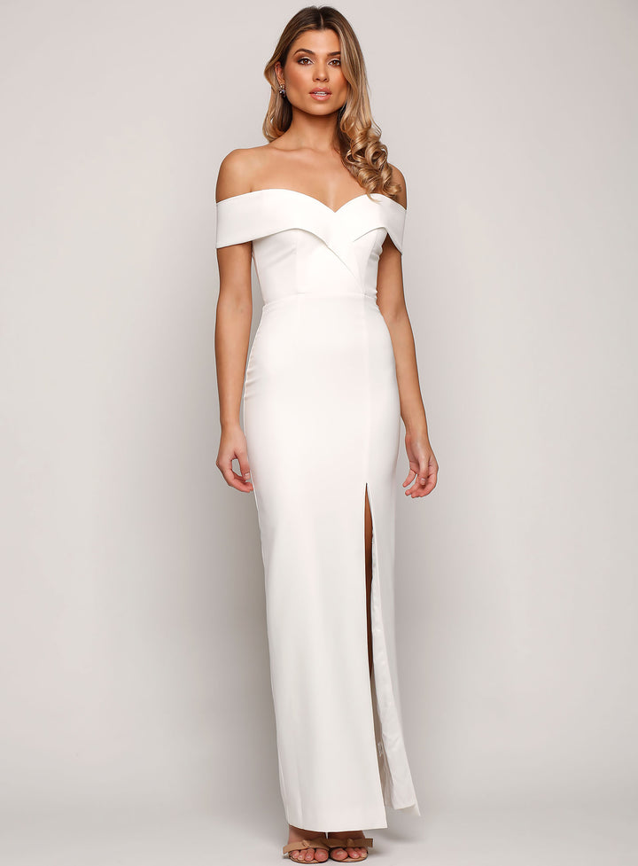 Gia Off the Shoulder pencil Gown By Samantha Rose