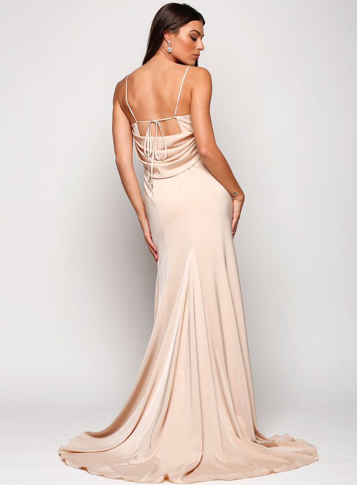 Sabina Cowl Back Gown