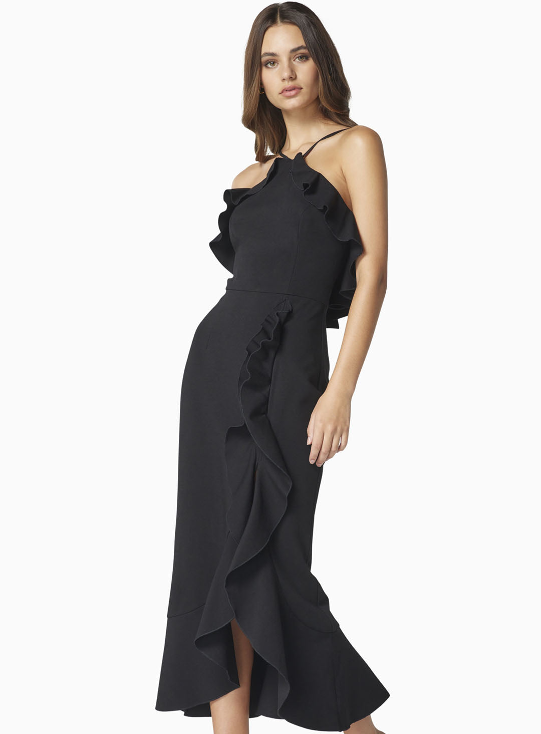 Dimness Looks Black Dimness Dress by Elliatt – White Runway