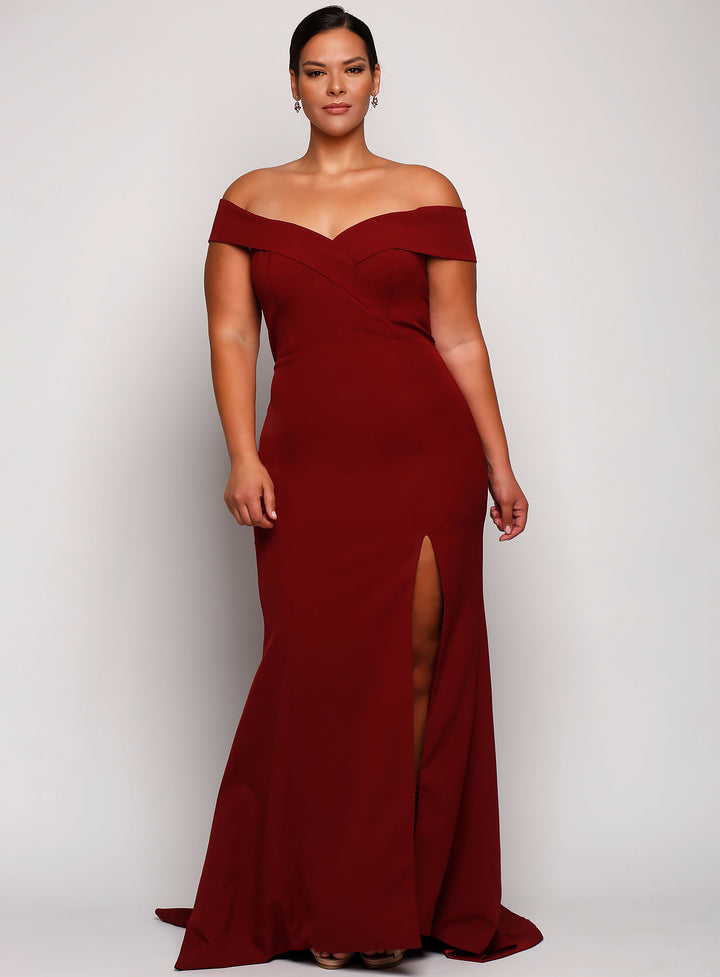 Gia Off Shoulder Gown - Made to Order