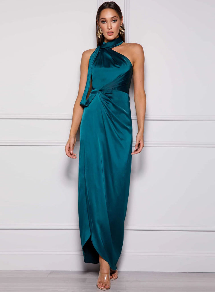 Emerald Green William Dress by Elle Zeitoune – White Runway