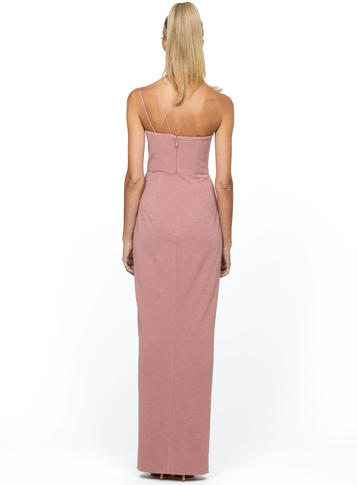 Iman Asymmetric Maxi Dress - Bariano Black