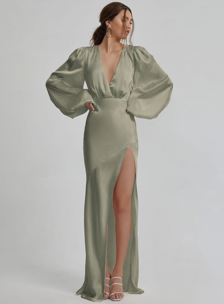India Dress Sage 