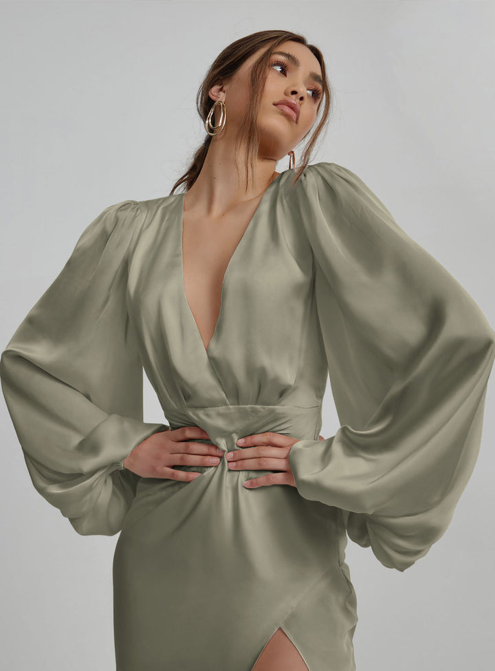 Sage India Dress