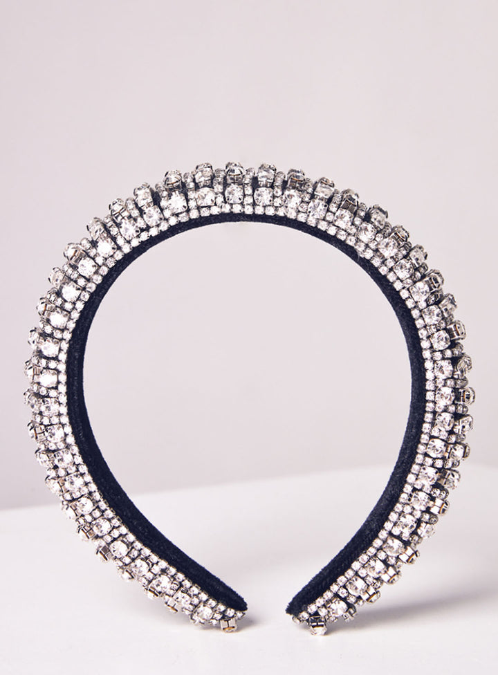 Faulty - Isabelle Diamante Headband - Silver