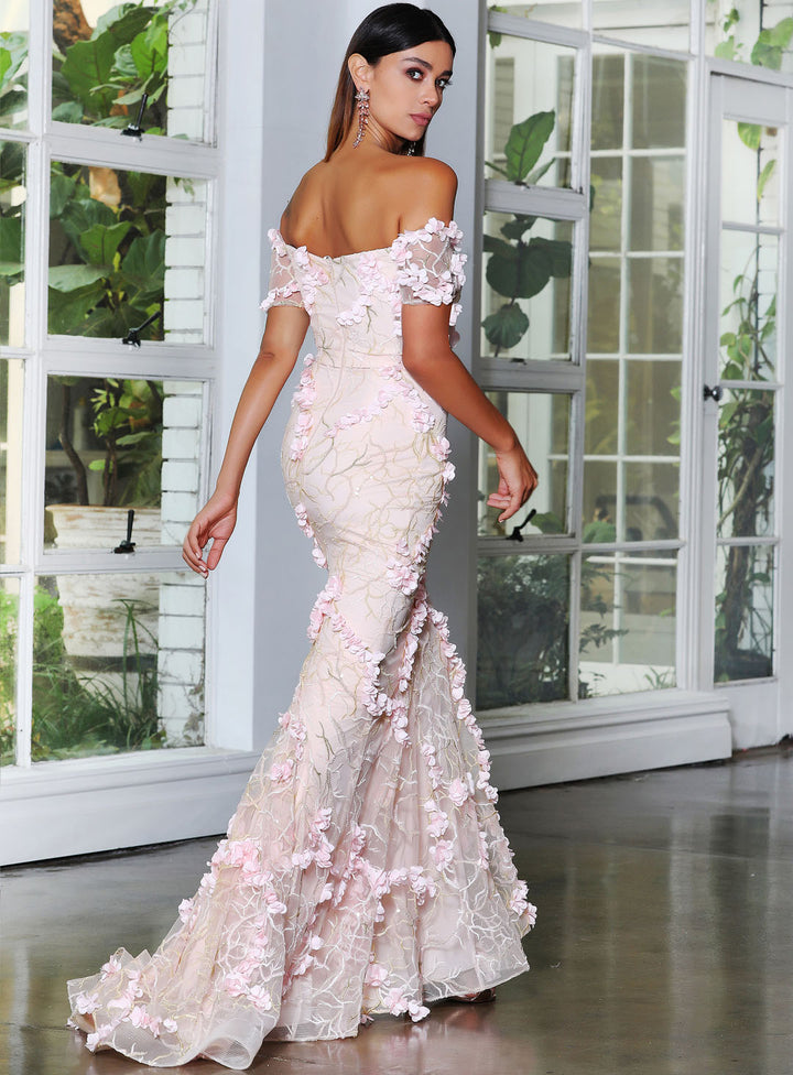 Santi Off Shoulder Gown