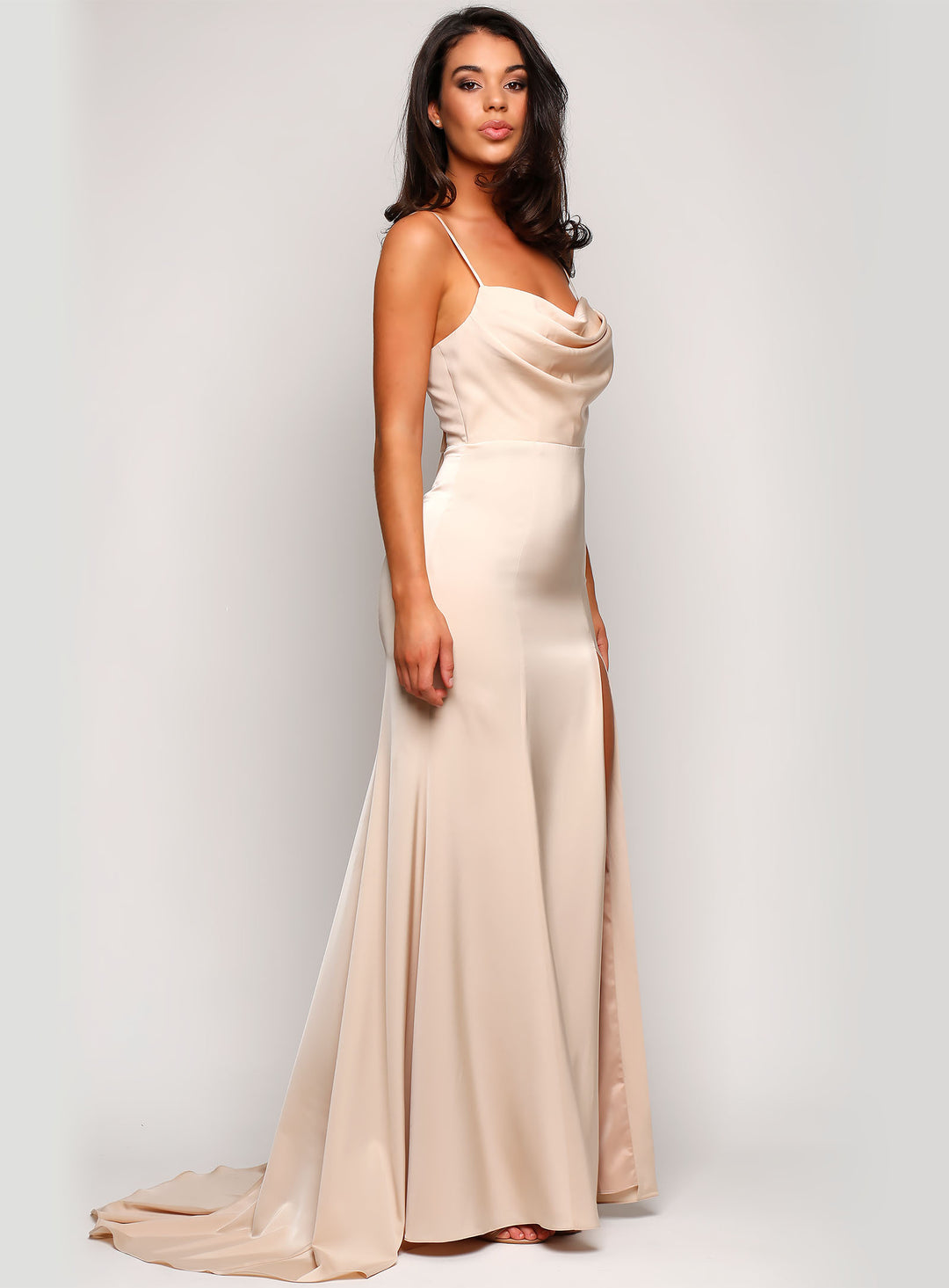 Luyanna Cowl Front Gown