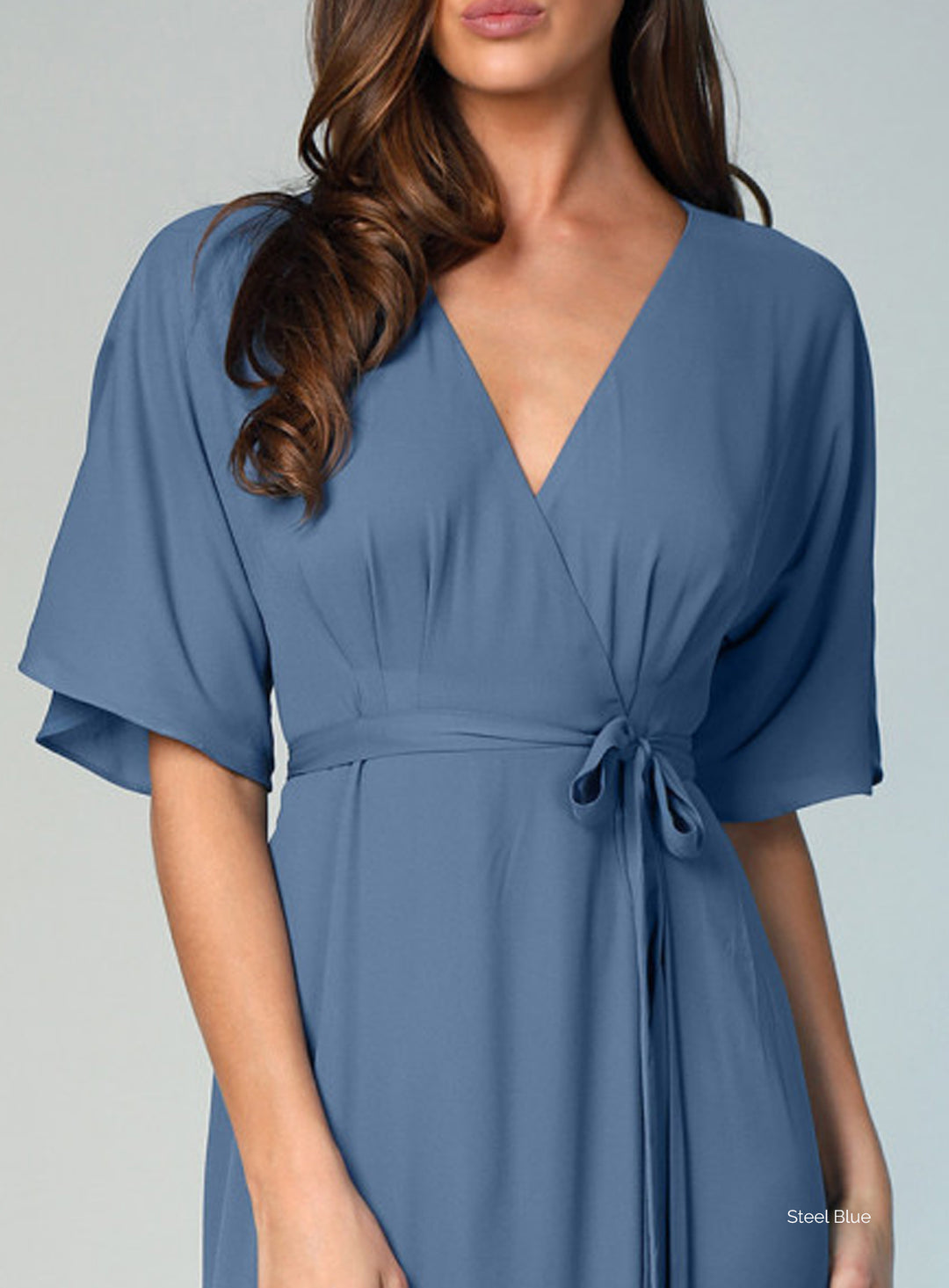 Kimono Sleeve Flare Maxi