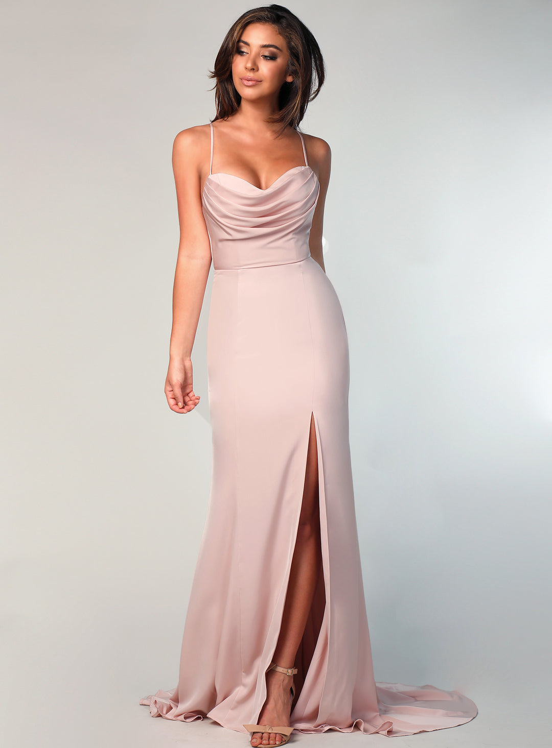 Luyanna Cowl Front Gown