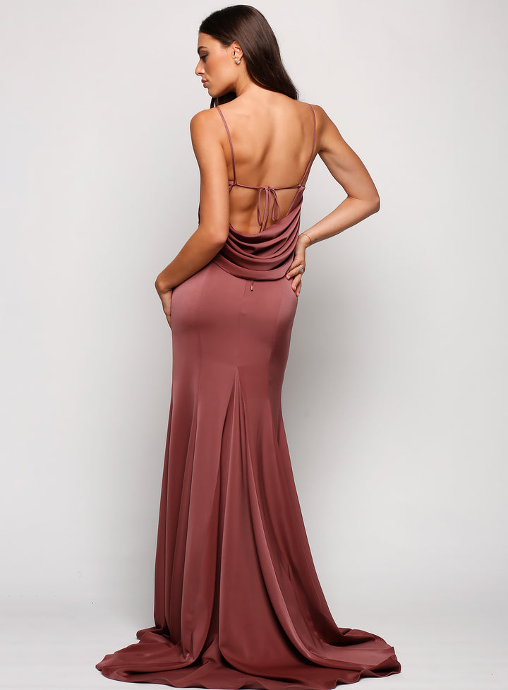 Sabina Cowl Back Gown