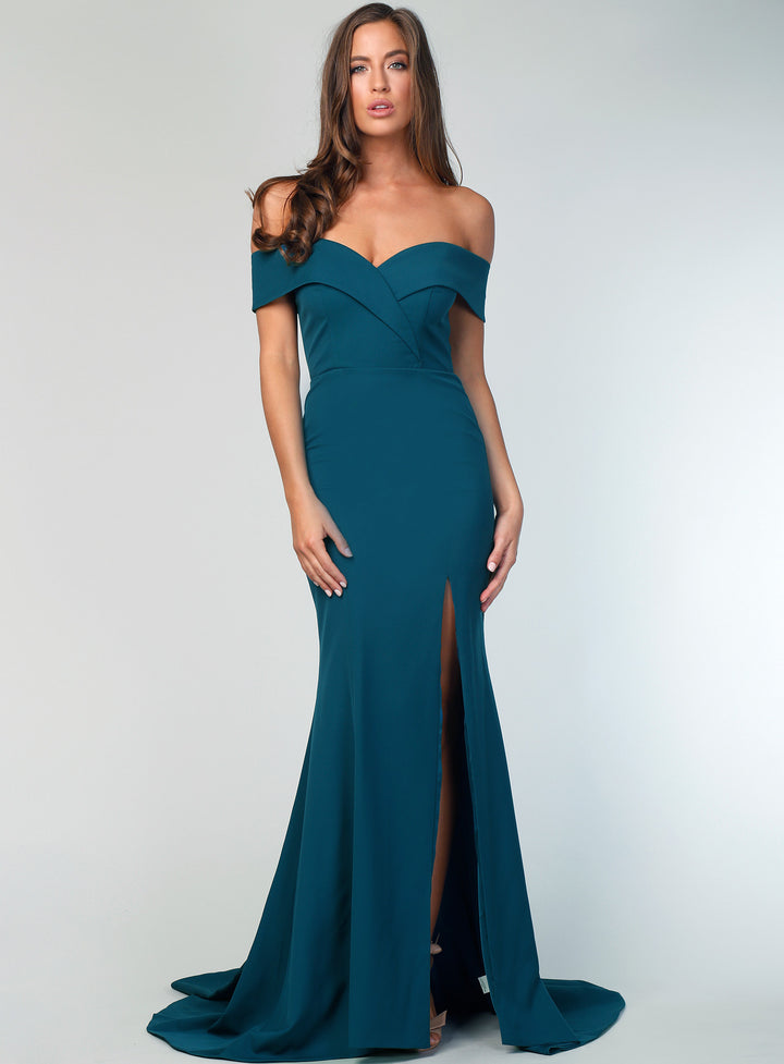 Gia off shoulder gown best sale