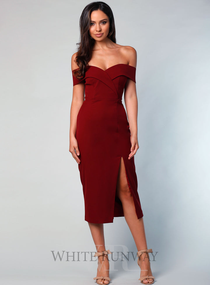 Gia Off Shoulder Midi