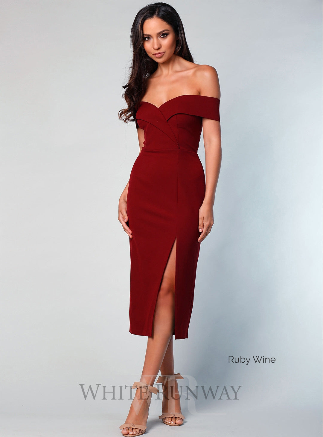 Gia Off Shoulder Midi