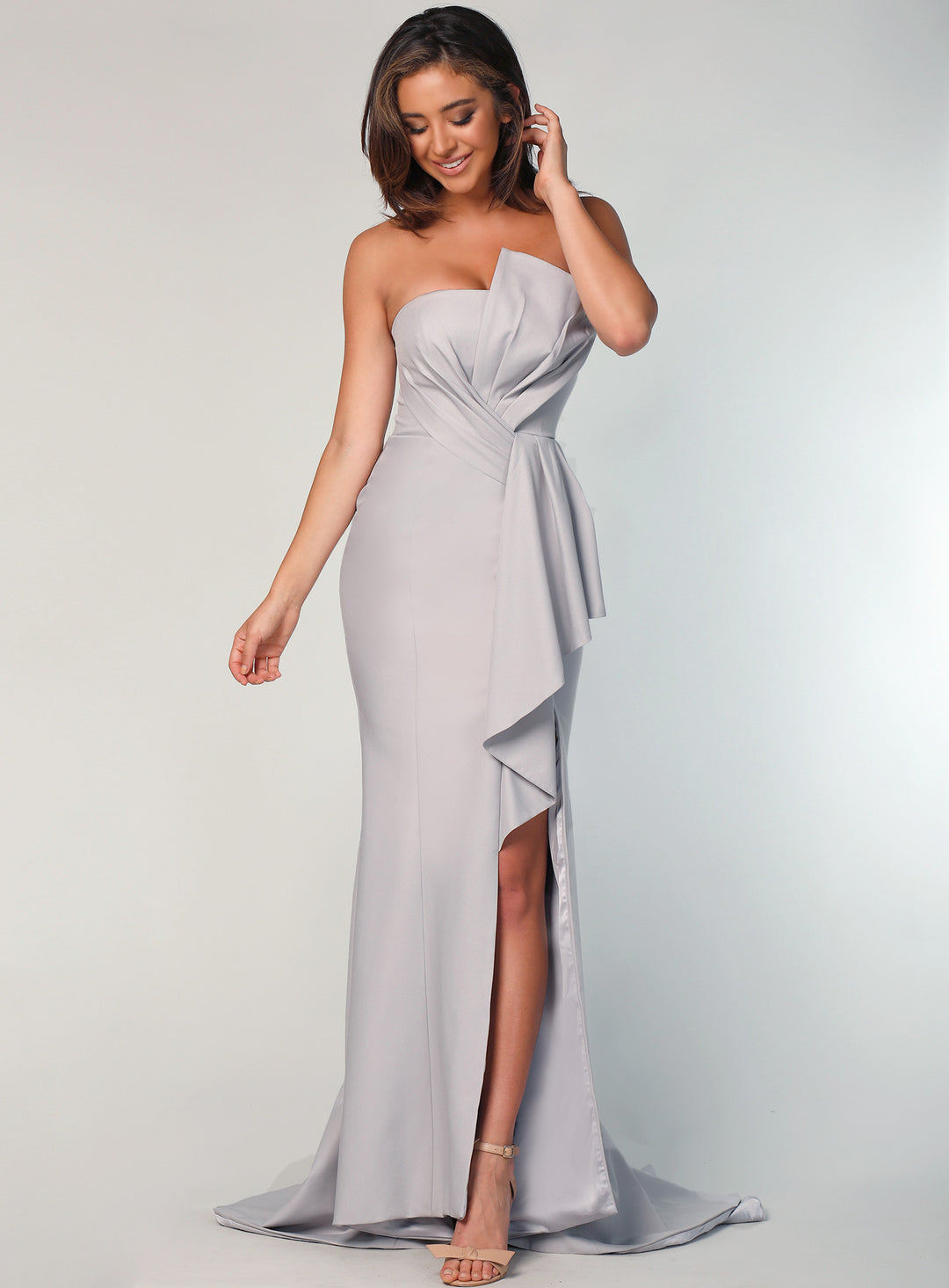 Stellina Gown by Samantha Rose – White Runway