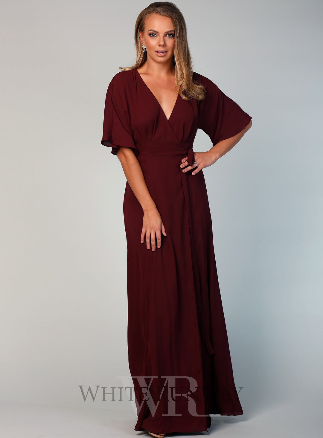 Kimono Sleeve Flare Maxi