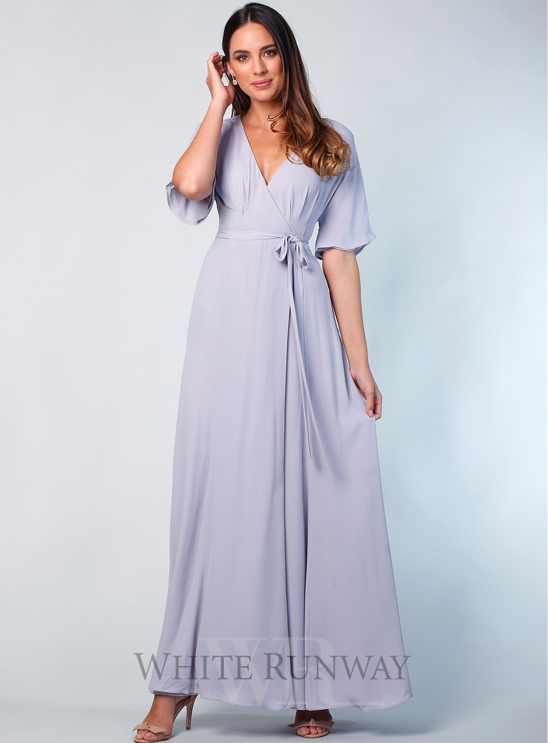 Kimono Sleeve Flare Maxi