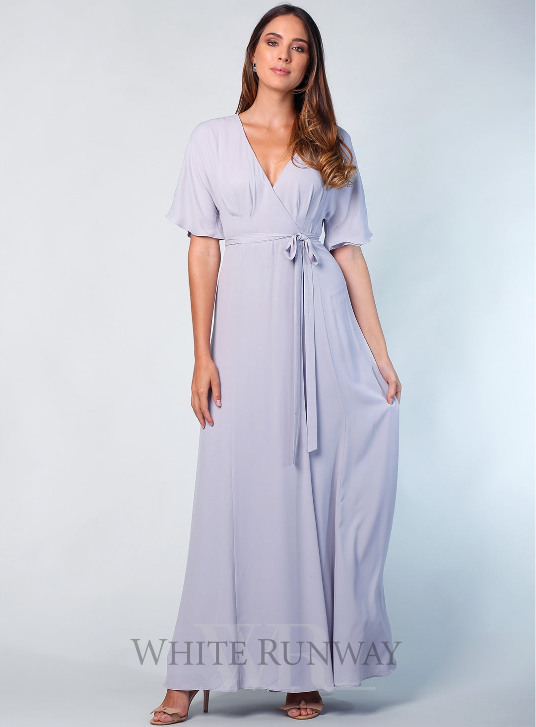 Kimono Sleeve Flare Maxi