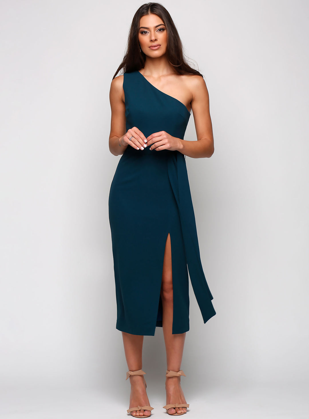 Topia One Shoulder Midi