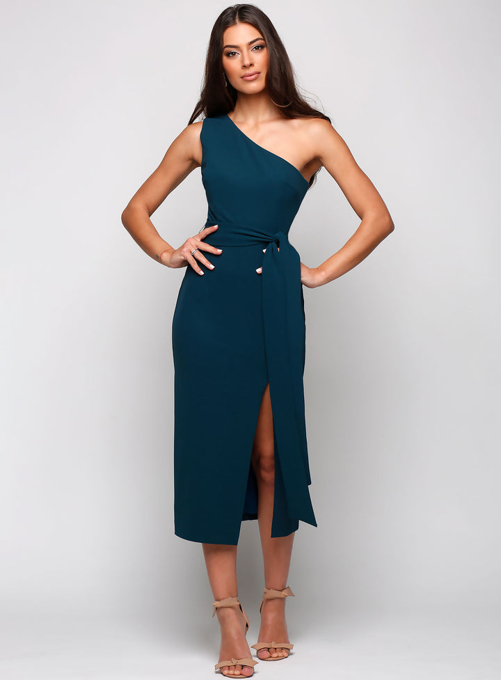 Topia One Shoulder Midi