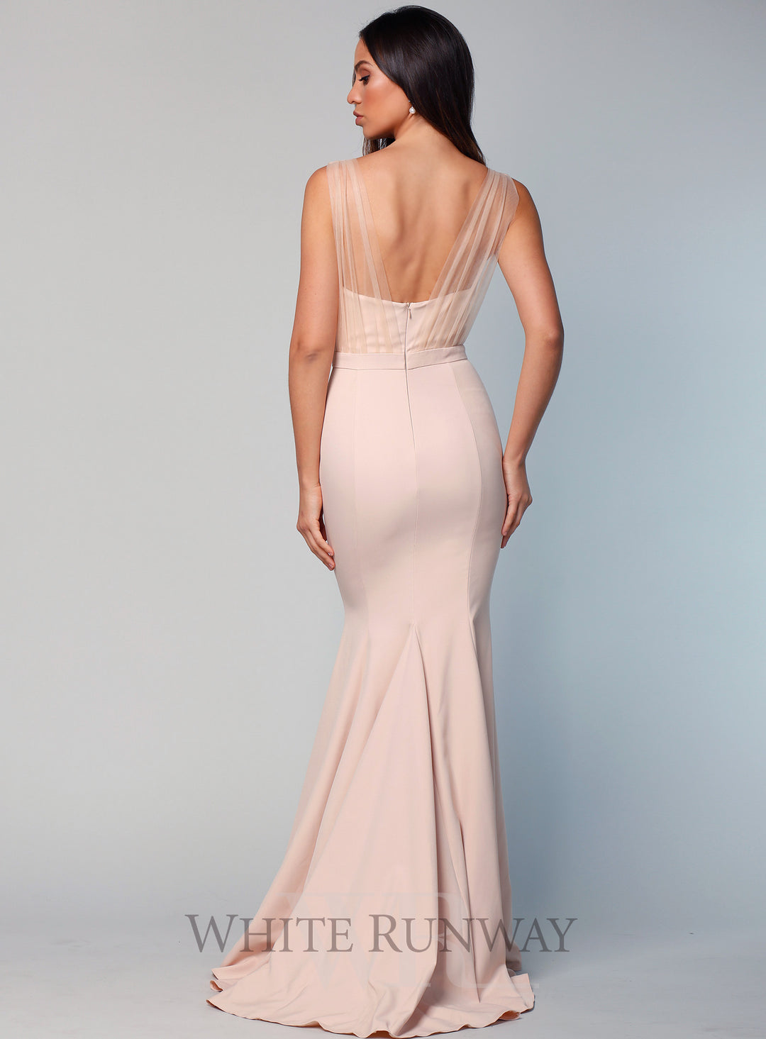 Laneese Cross Over Tulle Dress