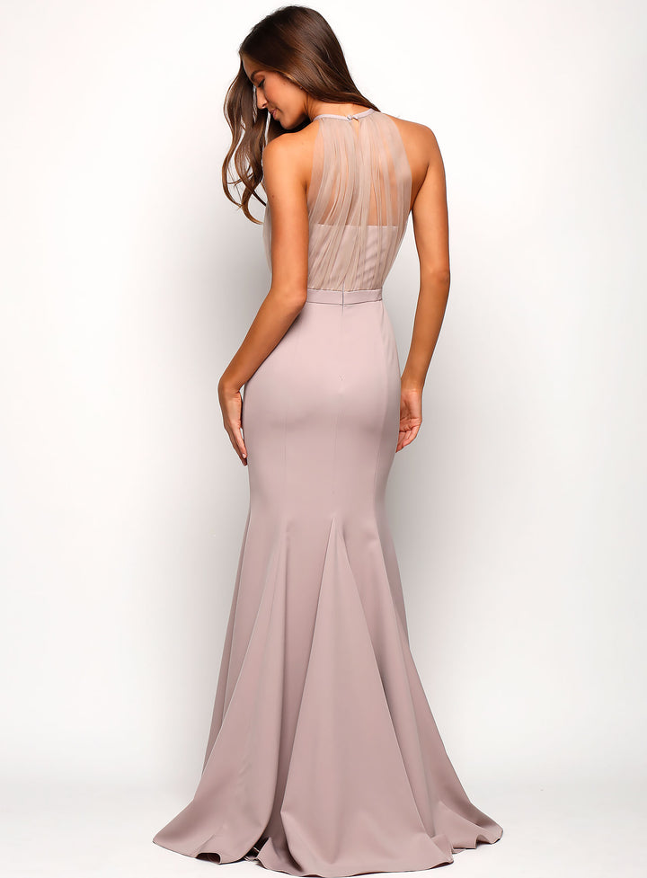 Perrine Illusion Tulle Gown
