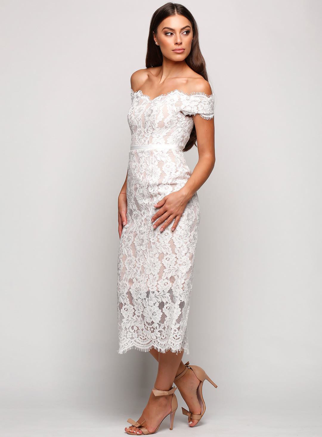 Marigold Lace Midi