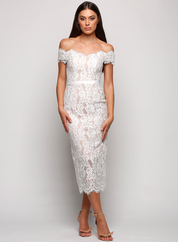 Marigold Lace Midi