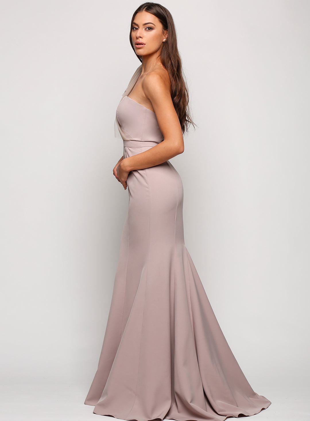 Marissa One Shoulder Tulle Dress