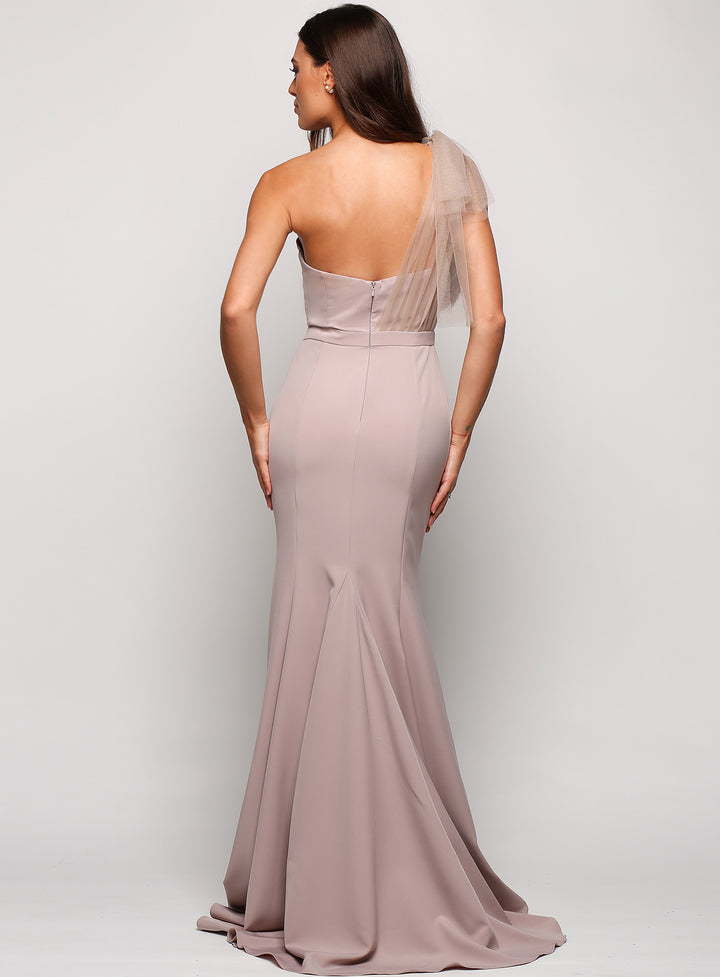 Marissa One Shoulder Tulle Dress