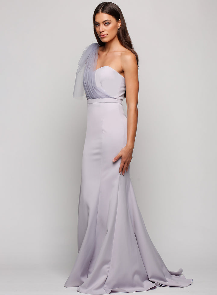 Marissa One Shoulder Tulle Dress