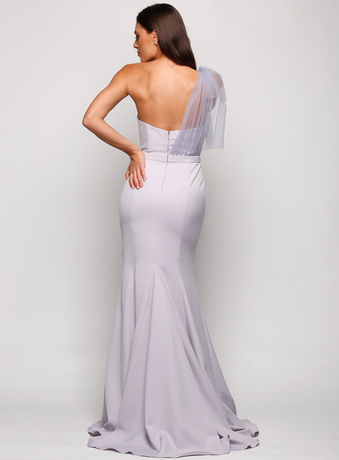 Marissa One Shoulder Tulle Dress