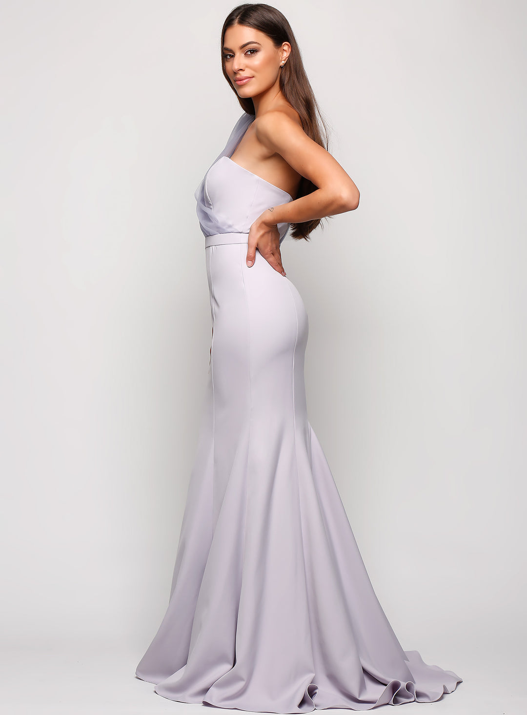 Marissa One Shoulder Tulle Dress